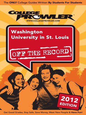 cover image of Washington University in St. Louis 2012